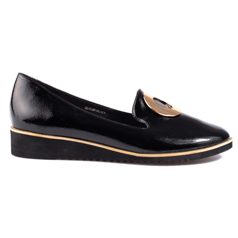 Mocassim Shelovet preto envernizado
