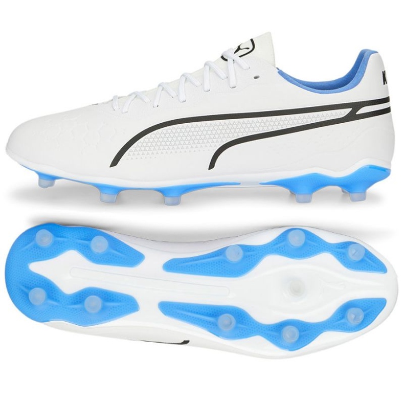 Chuteira Puma King Pro Fg M 107099 01 branco branco