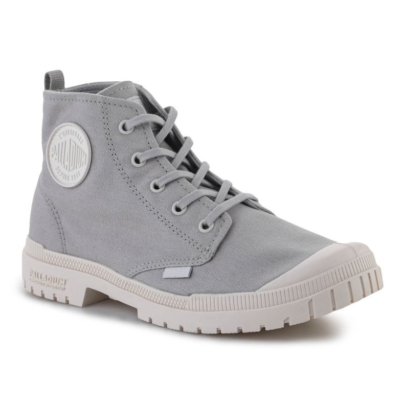 Sapatos Palladium Pampa SP20 Hi Canvas 76838-073-M cinza