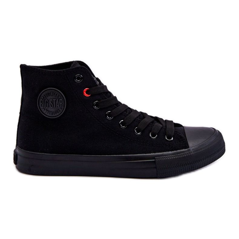 Tênis clássico feminino Big Star T274033 preto