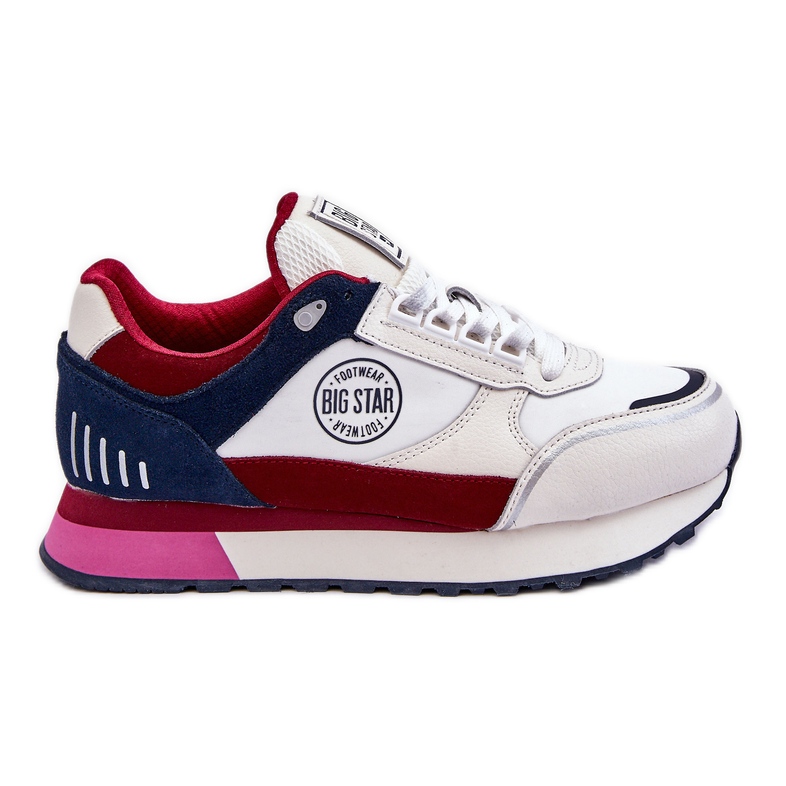 Tênis Memory Foam System Big Star LL274369 Branco-Vermelho