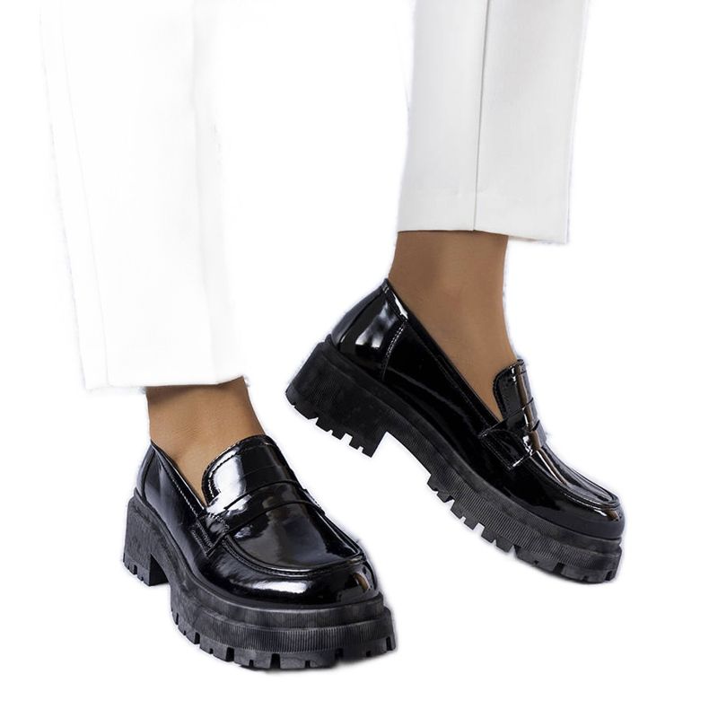 Seastar Bombas lacadas pretas de Phaneuf preto