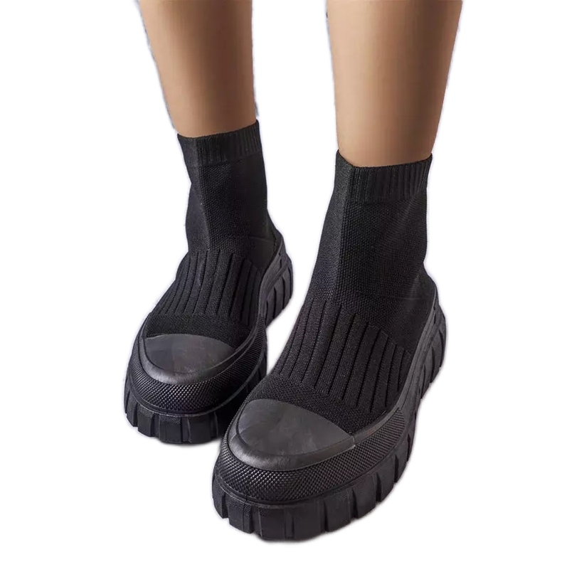 Tênis meia preto Searlait