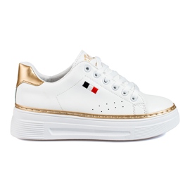 W. Potocki Sapatos esportivos brancos na plataforma Potocki