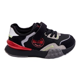 Tênis infantil sistema de espuma viscoelástica Big Star LL374224 preto