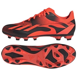 Chuteiras Adidas X Speedportal Messi.4 Fg GZ5140 laranja laranjas e vermelhos