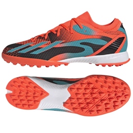 Chuteira Adidas X Speedportal Messi.3 Tf M GZ5142 laranja laranjas e tintos