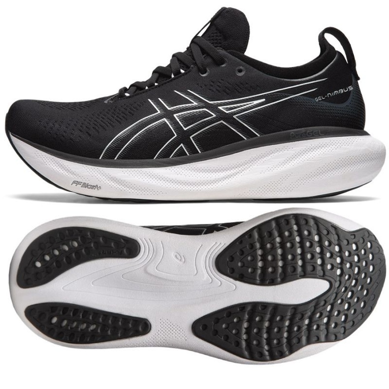 Tênis de corrida Asics Gel-Nimbus 25 M 1011B547 001 preto Tênis de corrida Asics Gel-Nimbus 25 M 1011B547 001 preto