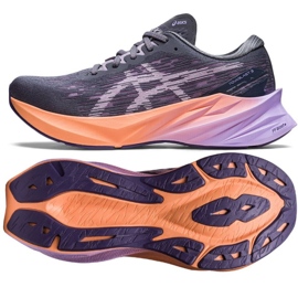 Tênis de corrida Asics Novablast 3 W 1012B288 020 roxo