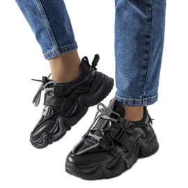 BM Tênis glamoroso preto Desforges