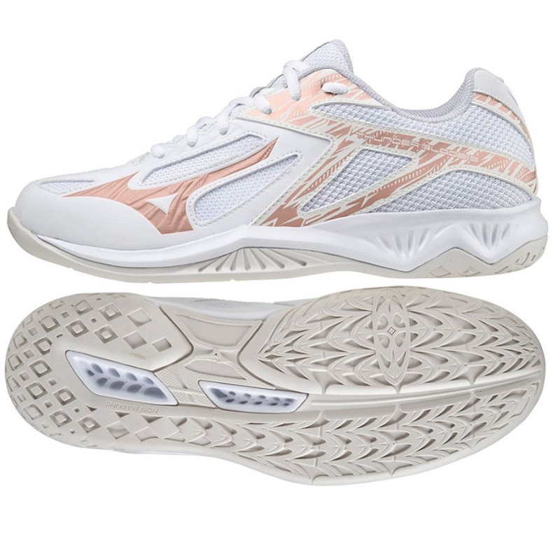 Tênis de vôlei Mizuno Thunder Blade 3 W V1GC217036 branco branco Tênis de vôlei Mizuno Thunder Blade 3 W V1GC217036 branco branco