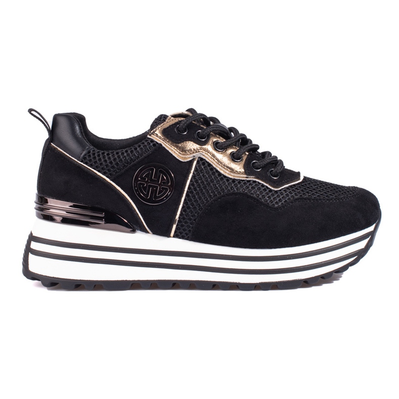 W. Potocki Ténis de atacadores de mulher Potocki preto W. Potocki Ténis de atacadores de mulher Potocki preto