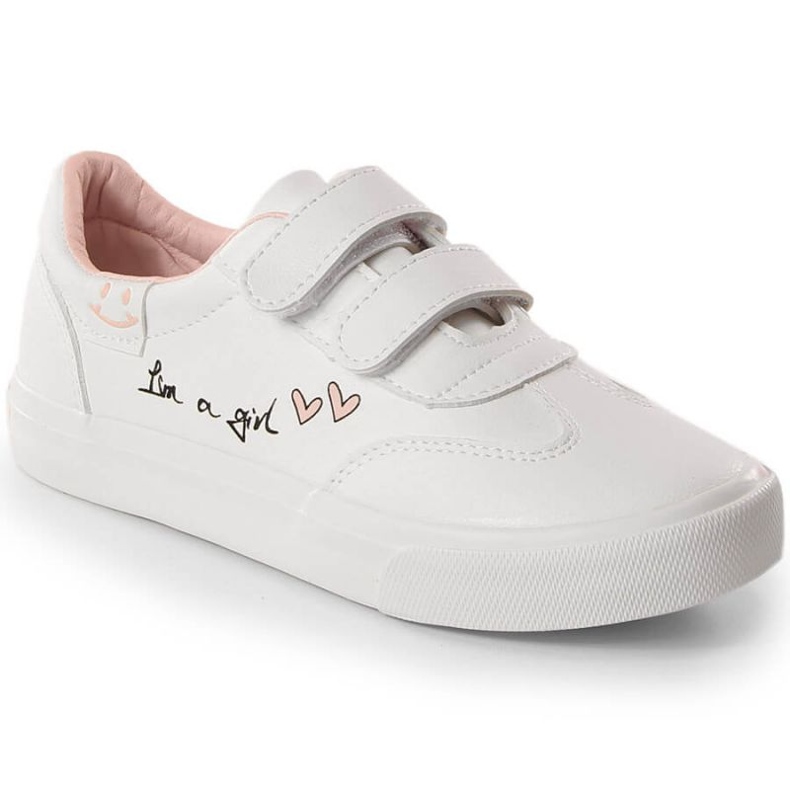 Sapatos esportivos com velcro Potocki Jr. WOL143 branco