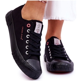 Tênis clássico feminino Cross Jeans LL2R4051 Preto