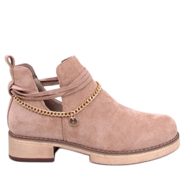 BM Botas com recortes de primavera Sienna Khaki bege