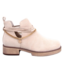 BM Botas com recortes de primavera Sienna Beige bege BM Botas com recortes de primavera Sienna Beige bege
