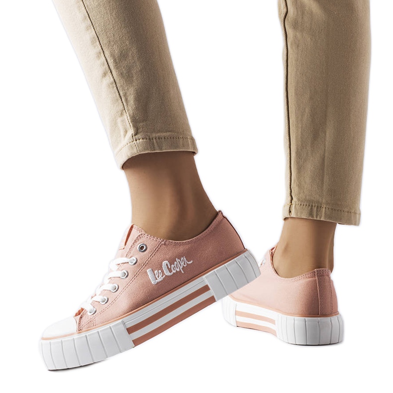 Lee Cooper LCW-23-31-1804L tênis rosa