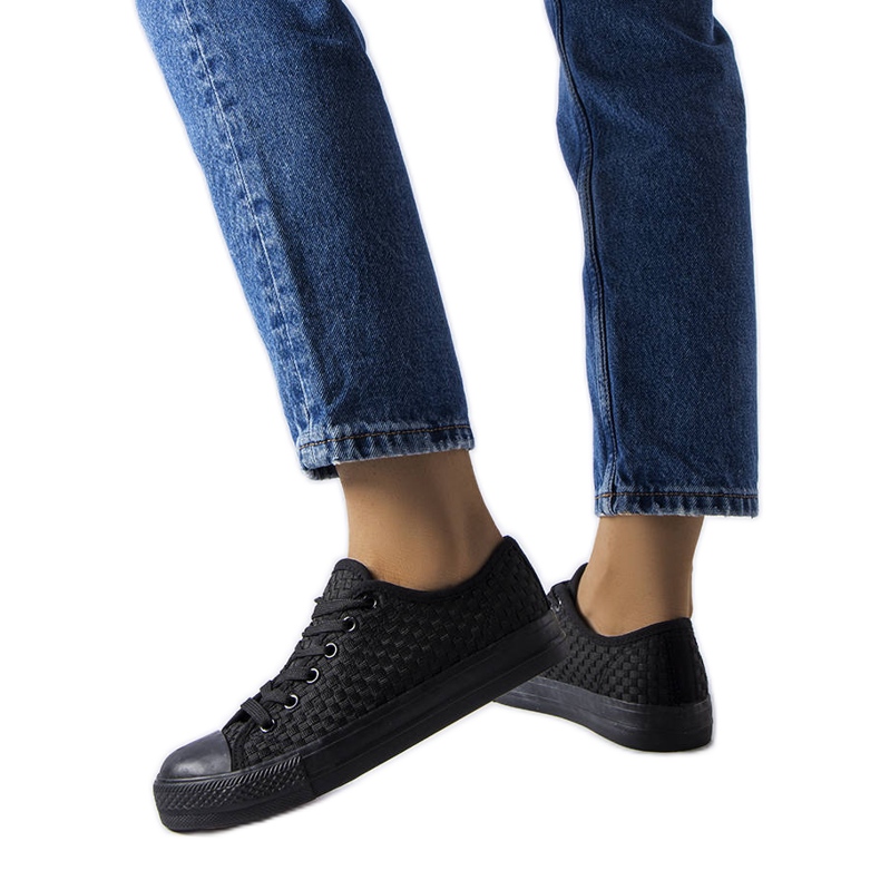 Tênis preto em tecido Thibodeau