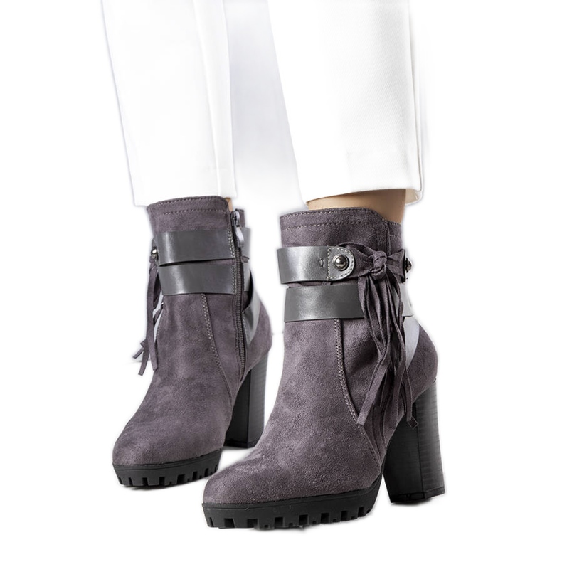 BM Botas com isolamento cinza Rayan