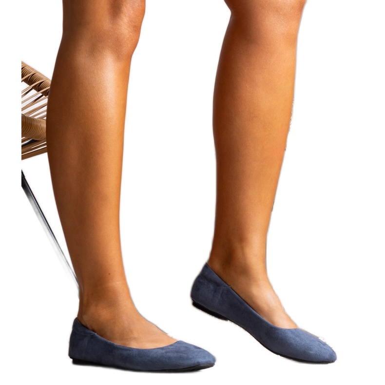 Sabrina azul marinho de camurça ecológica, Jules