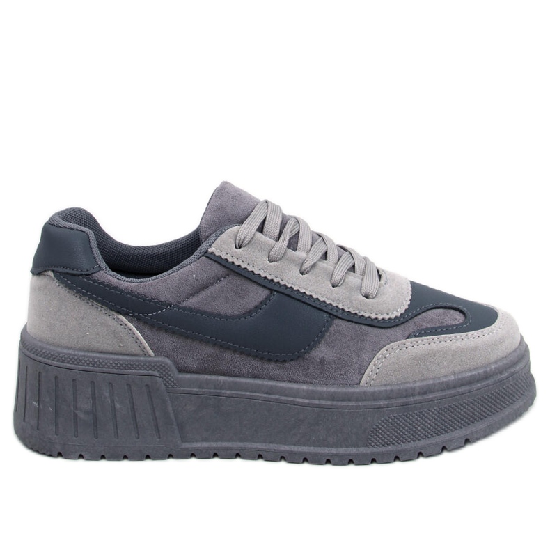 BM Tênis plataforma Foret Grey cinza