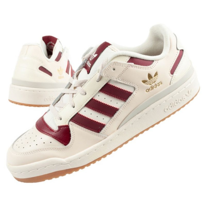 Tênis esportivo Adidas Forum Low Cl U HQ1487 bege