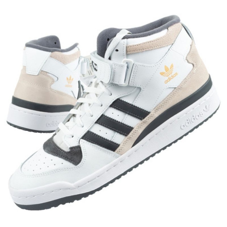 Tênis esportivo Adidas Forum Mid M GW4371 branco