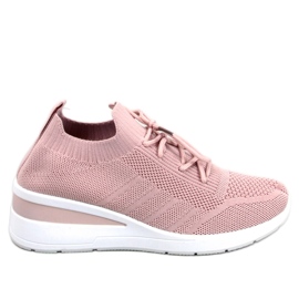PA1 Sapatilhas Croft Rosa com Cunha Oculta PA1 Sapatilhas Croft Rosa com Cunha Oculta