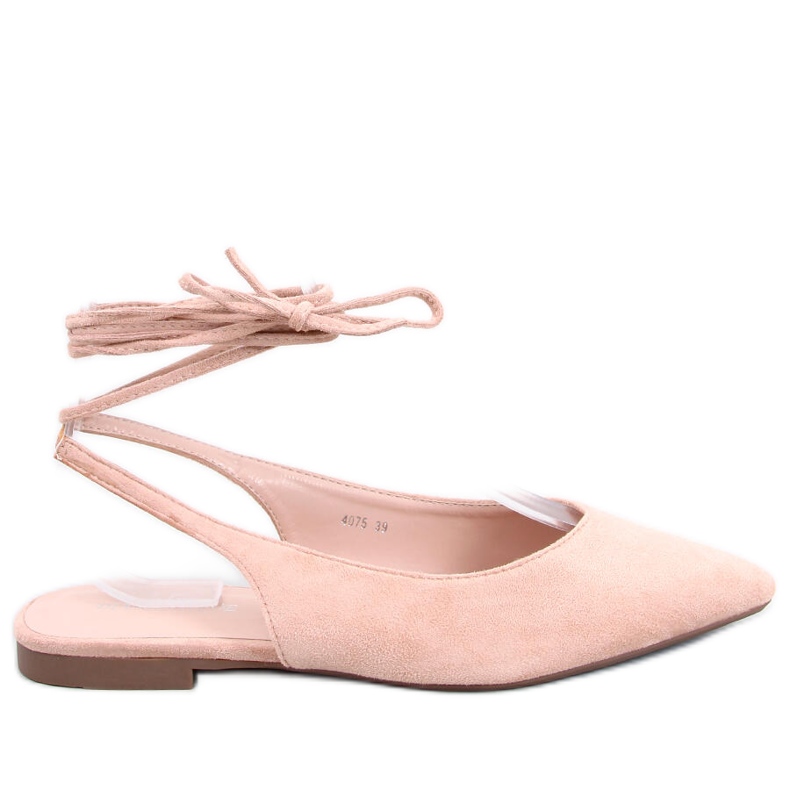 PA1 Sapatilhas de balé Dentoni Nude Slingback bege