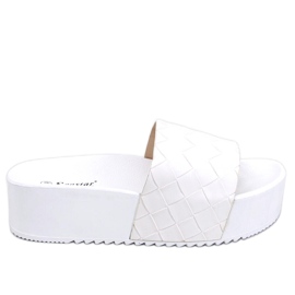 PA1 Sandálias de solado alto Morlet White branco