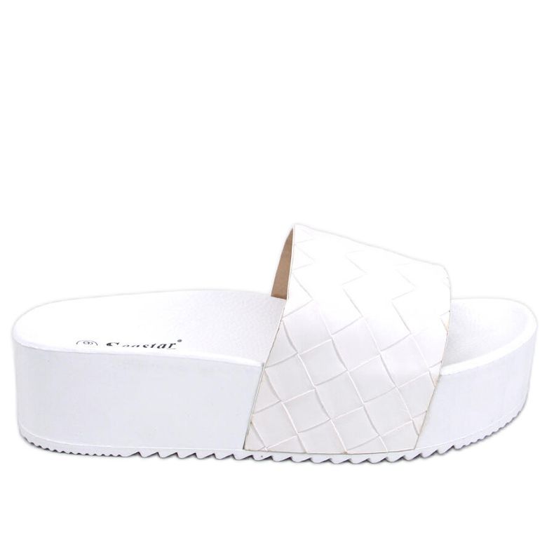 PA1 Sandálias de solado alto Morlet White branco