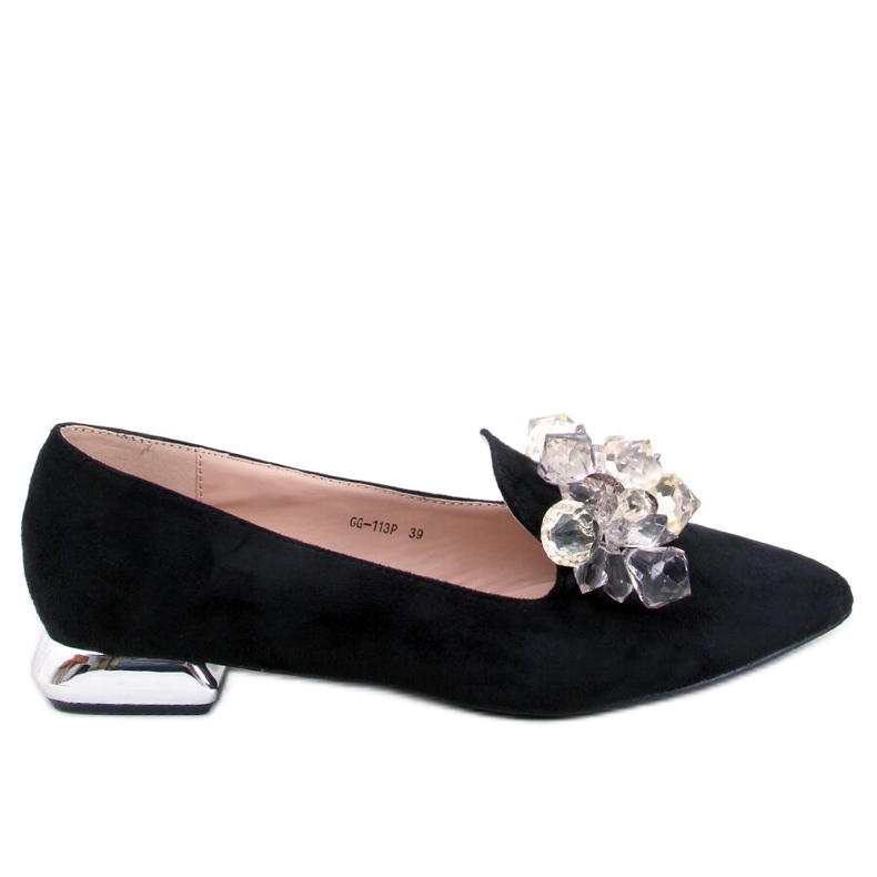 PA1 Mocassim Lords com pedras Falconi Black preto