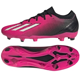 Chuteira Adidas X Speedportal.3 Fg M GZ5076 rosa rosas e roxos