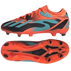 Chuteira Adidas X Speedportal Messi.3 Fg Jr GZ5145 laranja laranjas e vermelhos