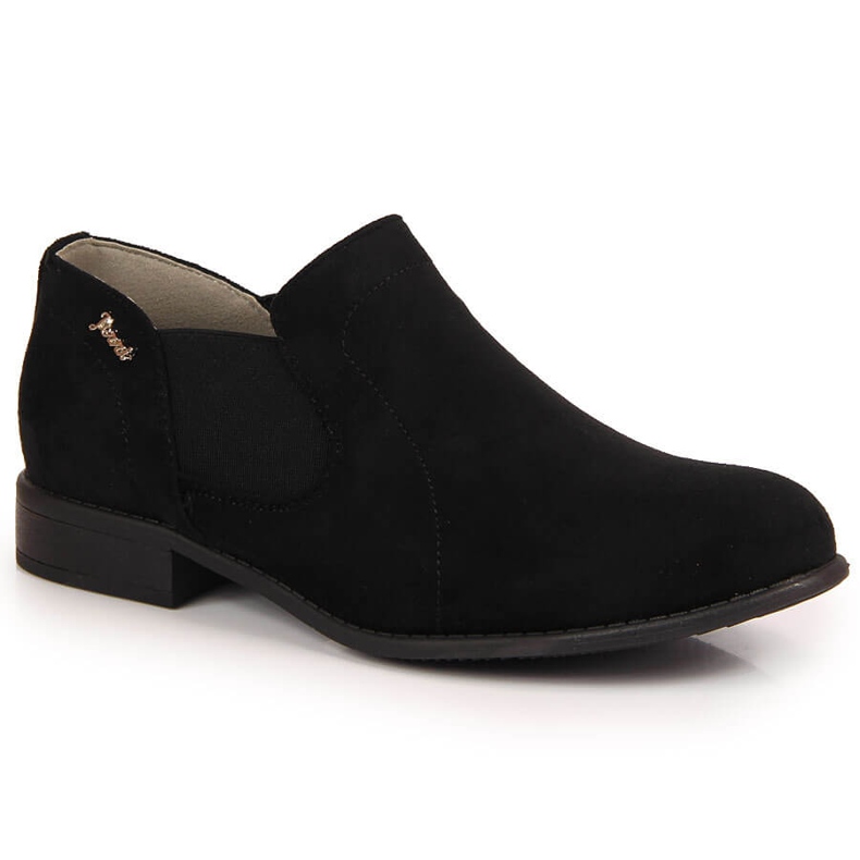 Botas femininas botas Chelsea primavera pretas Jezzi preto