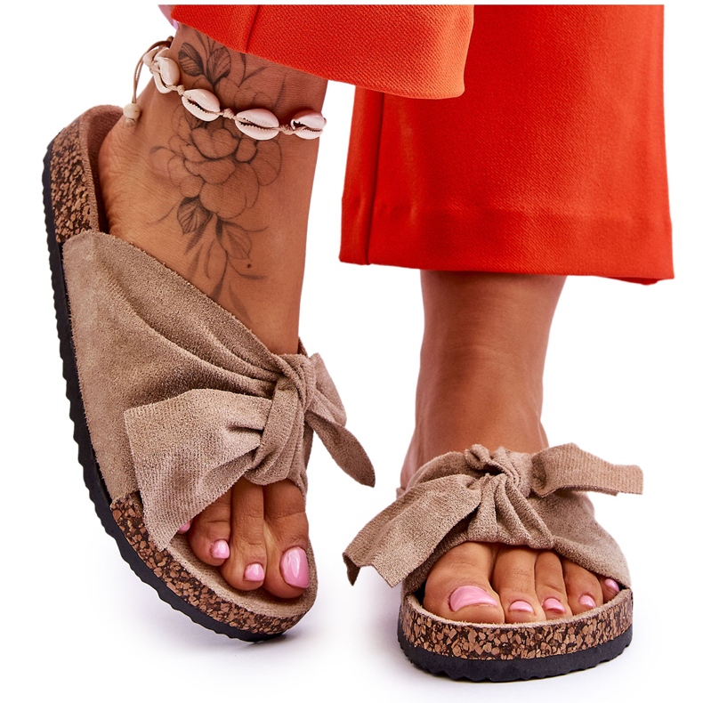 PS1 Chinelos de Cortiça Wendy Bege Escuro