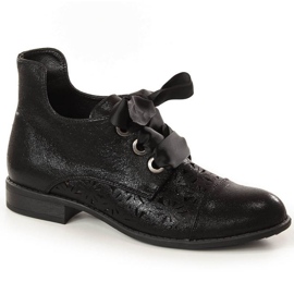 Botas rasas vazadas Jezzi W JEZ319D preto