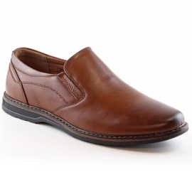 Sapatos slip-on de homem castanhos eVento 4093