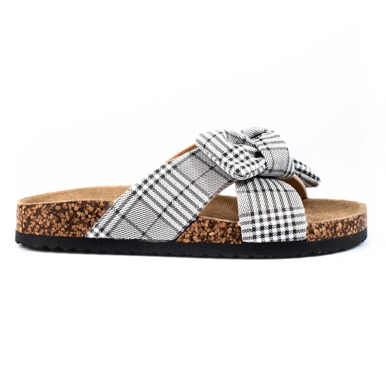 Chinelos xadrez de mulher Vinceza branco