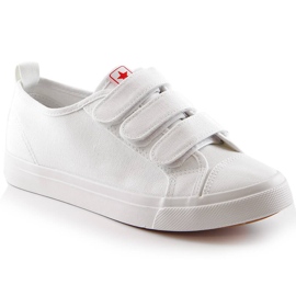 Tênis infantil com velcro branco News 5791