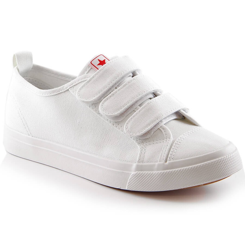 Tênis infantil com velcro branco News 5791