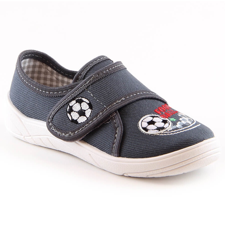 Tênis escolar menino Nazo N019BFW com velcro cinza