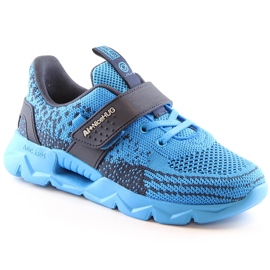 Atletico Calçado desportivo infantil com velcro azul AbcKids B91230217 azul marinho