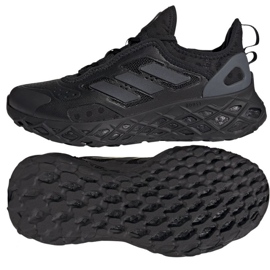 Tênis de corrida adidas Web Boost Jr HQ4210 preto
