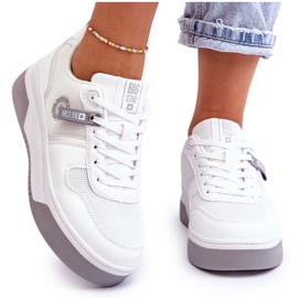 Tênis clássico sistema de espuma viscoelástica Big Star LL274A024 branco