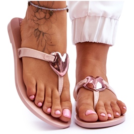 Chinelos femininos veganos ZAXY JJ285032 nude rosa