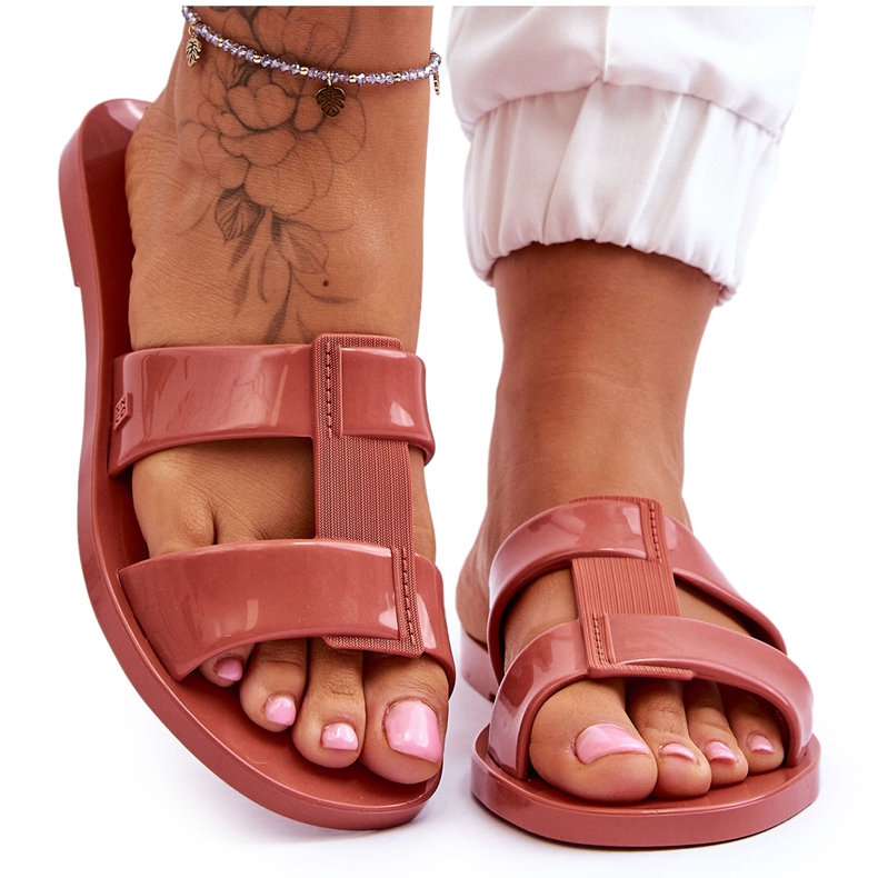 Chinelos veganos da moda ZAXY JJ285262 rosa sujo
