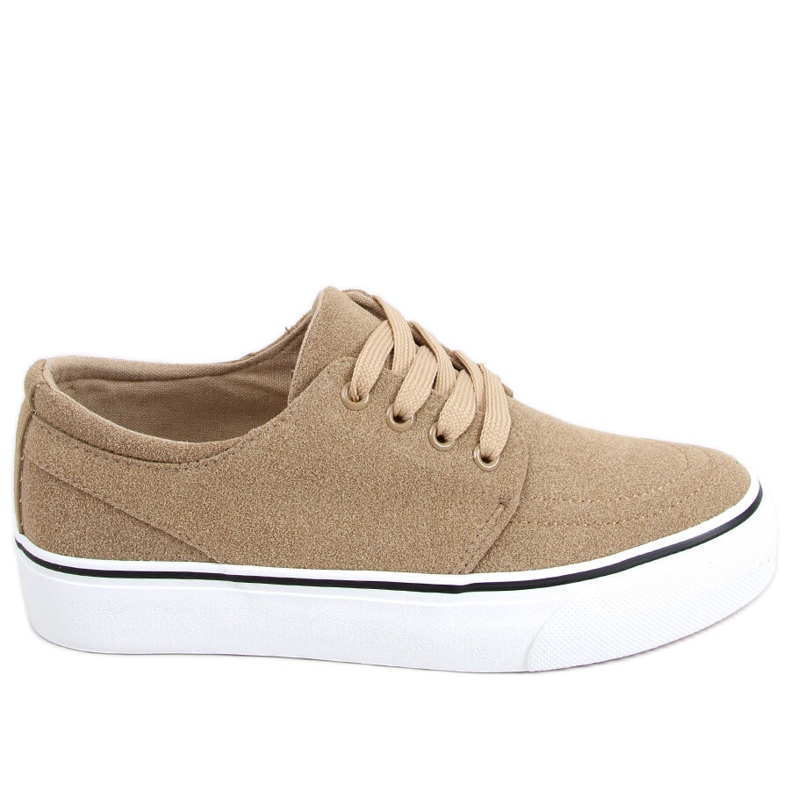 BM Tênis feminino Ming Khaki bege