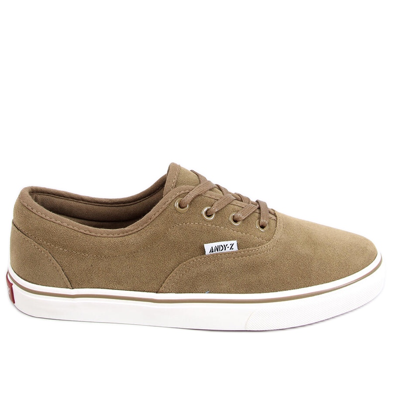 BM Tênis feminino de camurça Lovis Taupe verde