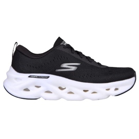 Skechers Go Run Swirl Tech W 128791-BKW preto Skechers Go Run Swirl Tech W 128791-BKW preto